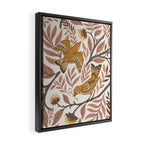 Secret Garden Birds - Neutral  Framed Canvas Print Gallery Image 2