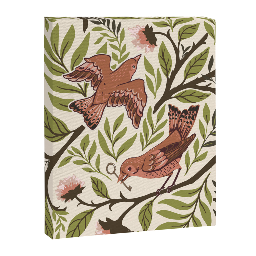 Secret Garden Spring Birds Canvas Print Gallery Image 6