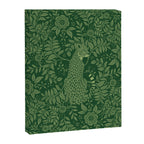 Spring Cheetah Pattern - Forest Green Canvas Print Gallery Image 6