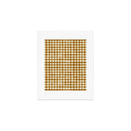 Spring Cottage Gingham - Vintage Yellow Art Print Gallery Image 1