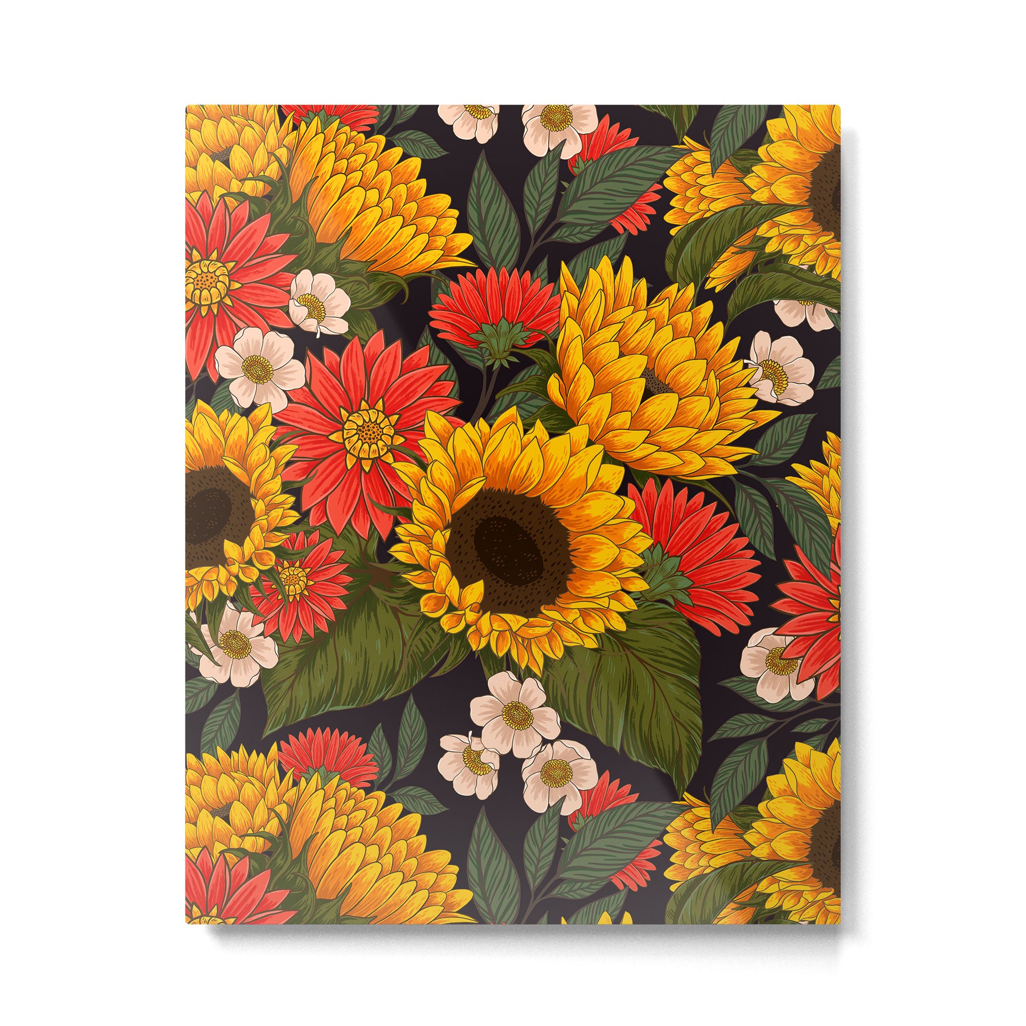 Sunflower Meadow Metal Print Gallery Image 4