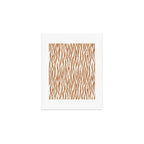 Tiger Stripes In Neutral Art Print Gallery Image 1