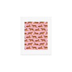 Tigers - Pink Art Print Gallery Image 1