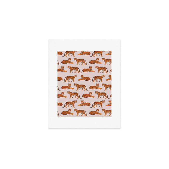 Tigers - Warm Neutral Art Print Gallery Image 1