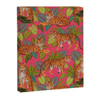 Tropical Tigers In Hot Pink Canvas Print Gallery Image 6