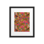 Tropical Tigers In Hot Pink Framed Art Print Gallery Image 5