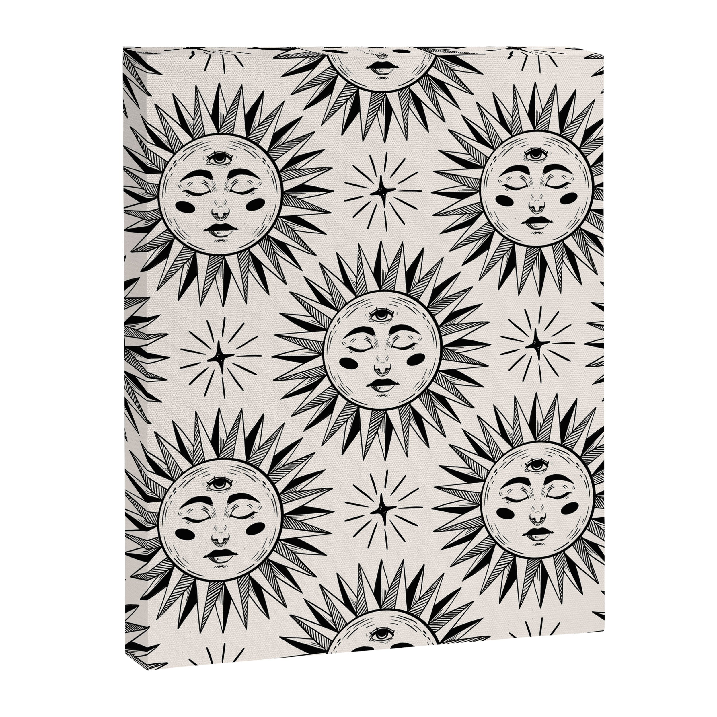 Vintage Sun Canvas Print Gallery Image 6