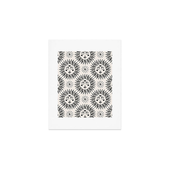 Vintage Sun Art Print Gallery Image 1