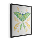 Watercolor Luna Moth Framed Canvas Print Gallery Image 2