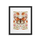 William Morris Inspired Butterfly Framed Art Print Gallery Image 6