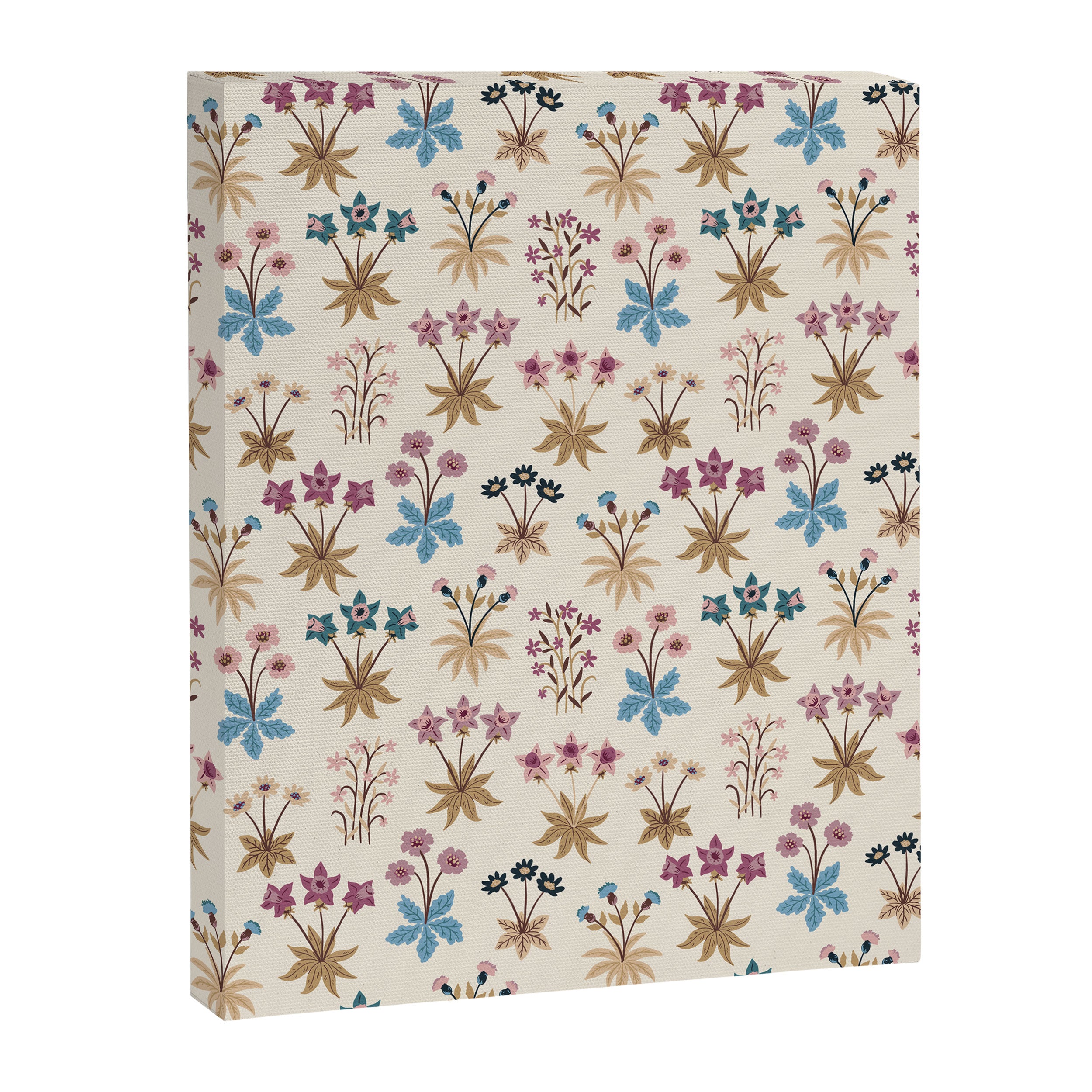 Winter Botanica - Tapestry In Cream Canvas Print Gallery Image 6