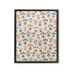 Winter Botanica - Tapestry In Cream Framed Canvas Print Gallery Image 6