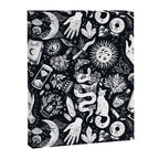 Witchy Things In Black And White Canvas Print Gallery Image 6