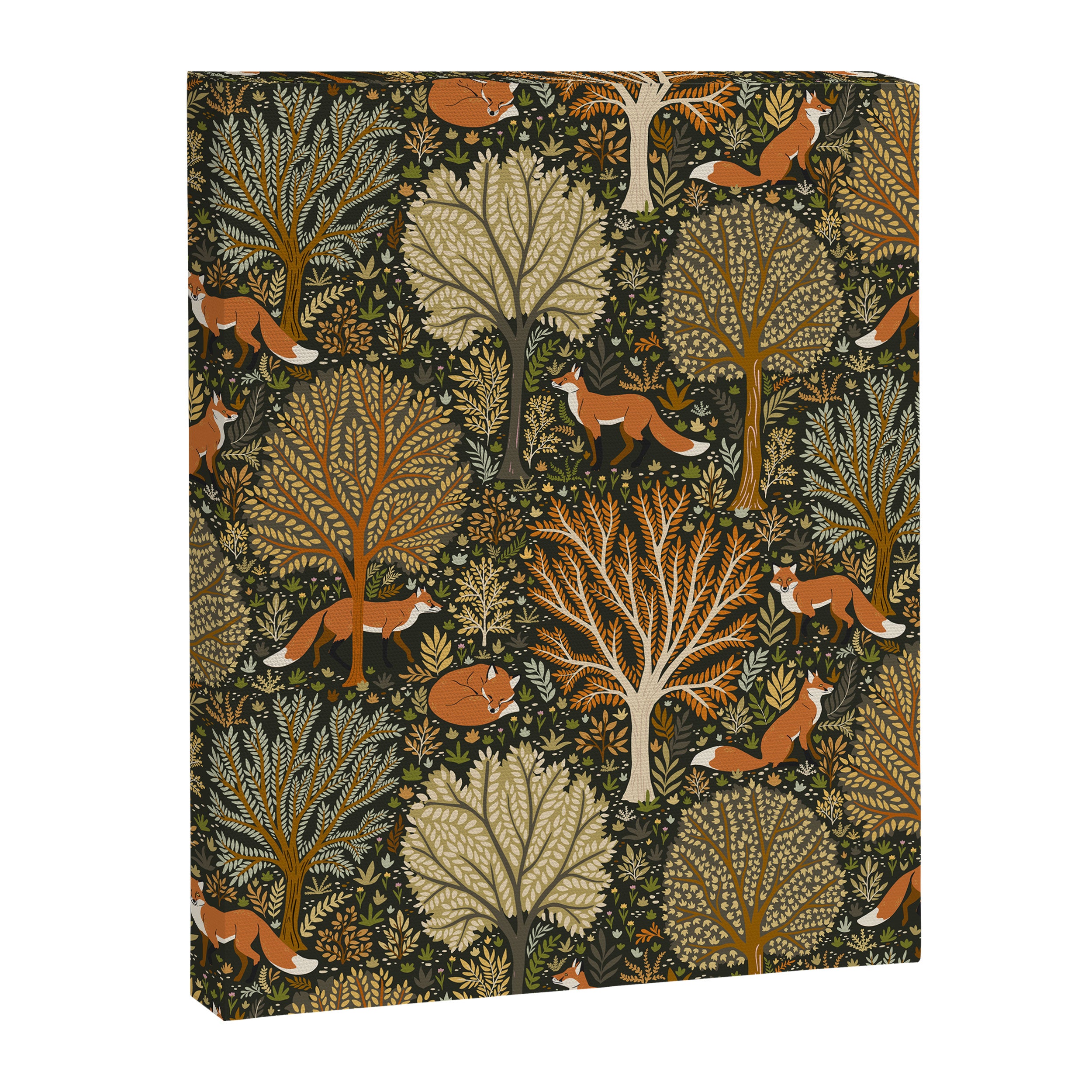 Woodland Fox Canvas Print Gallery Image 6