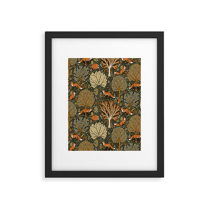 Woodland Fox Framed Art Print Gallery Image 1
