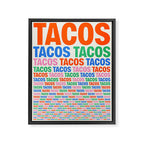 253 Tacos Framed Canvas Print Gallery Image 8