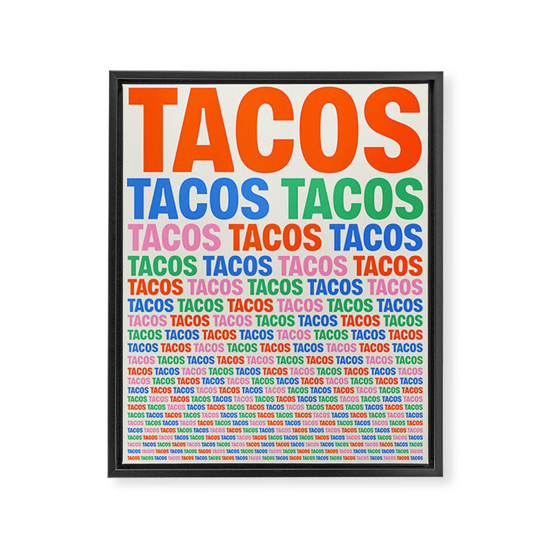 253 Tacos Framed Canvas Print Gallery Image 8