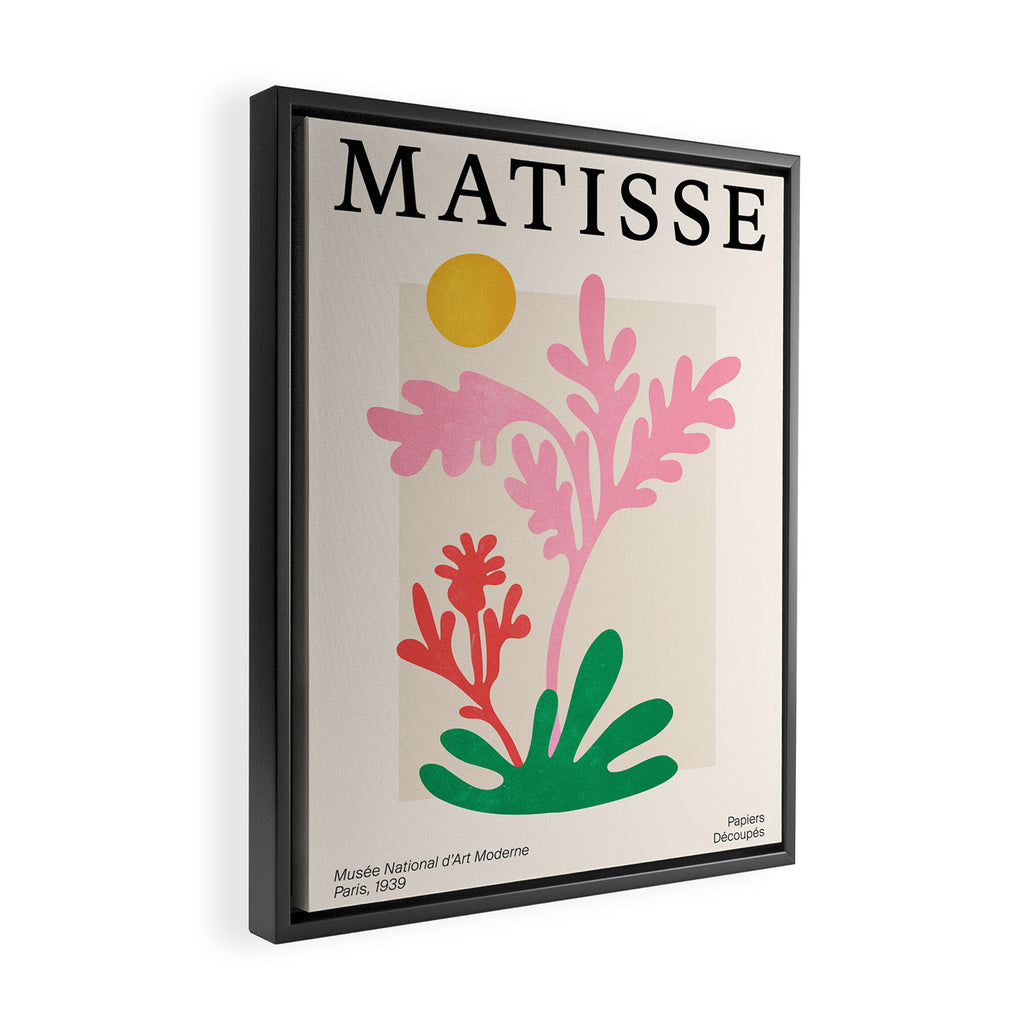 Abstract Garden: Matisse Paper Cutouts IV Framed Canvas Print Gallery Image 2