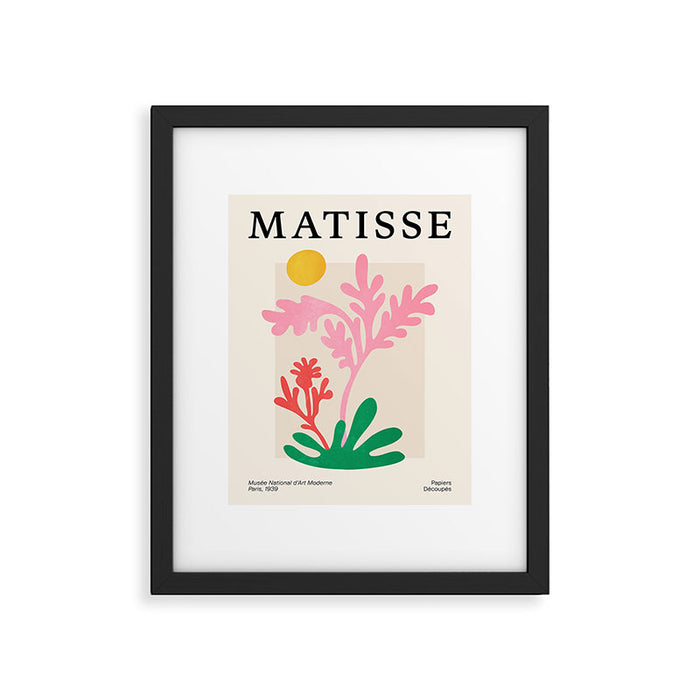 Abstract Garden: Matisse Paper Cutouts IV Framed Art Print Gallery Image 1