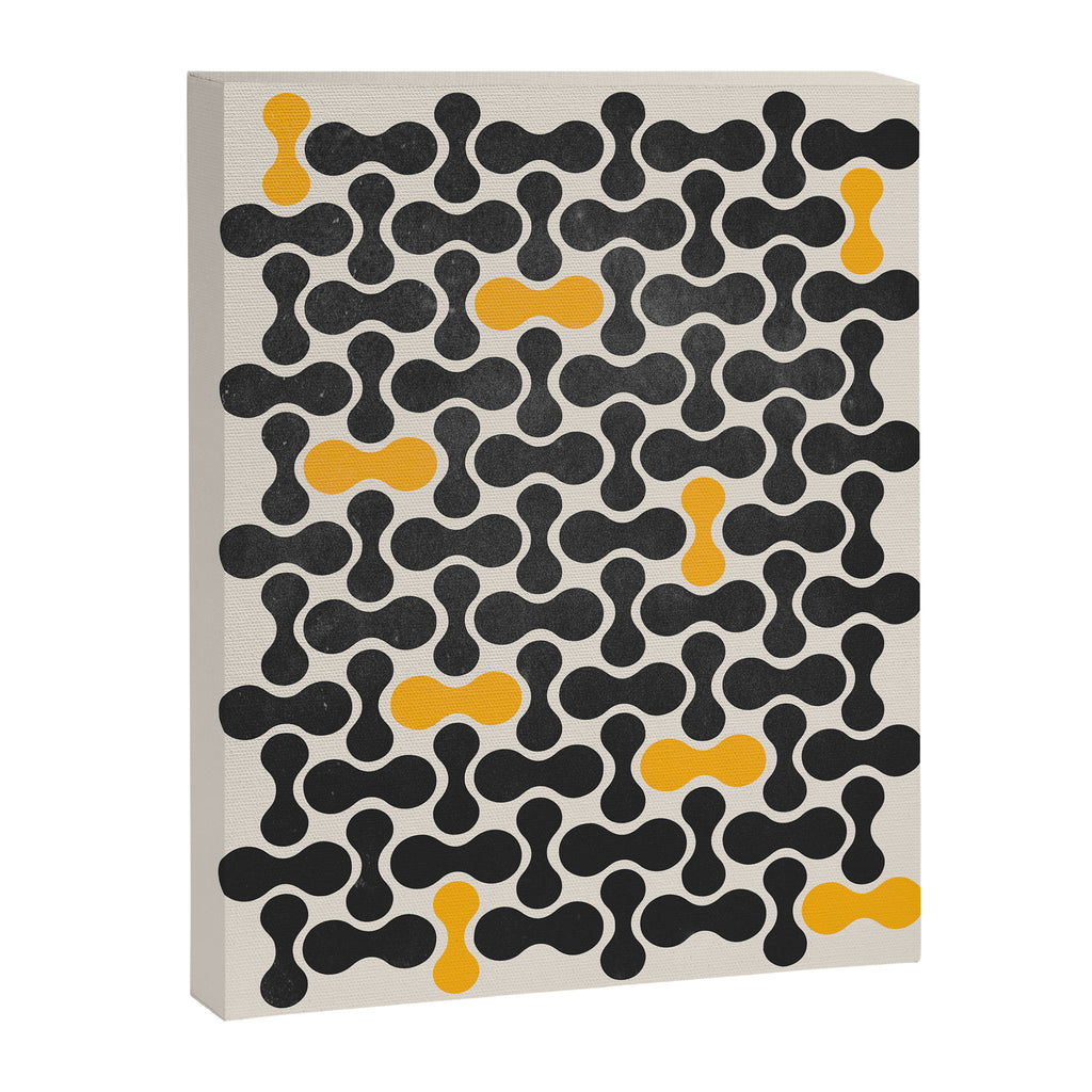 Abstract Mid-Century Pattern Canvas Print Gallery Image 6