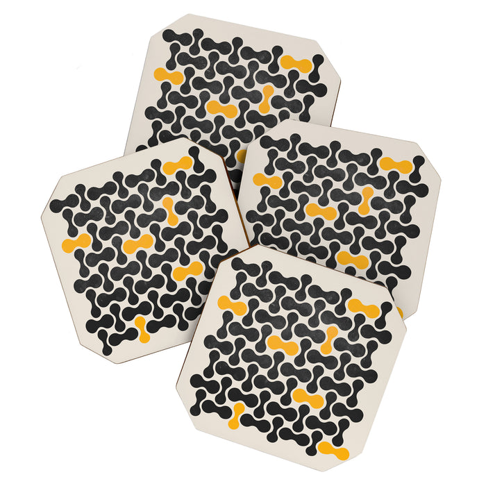 Abstract Mid-Century Pattern Coaster Gallery Image 1