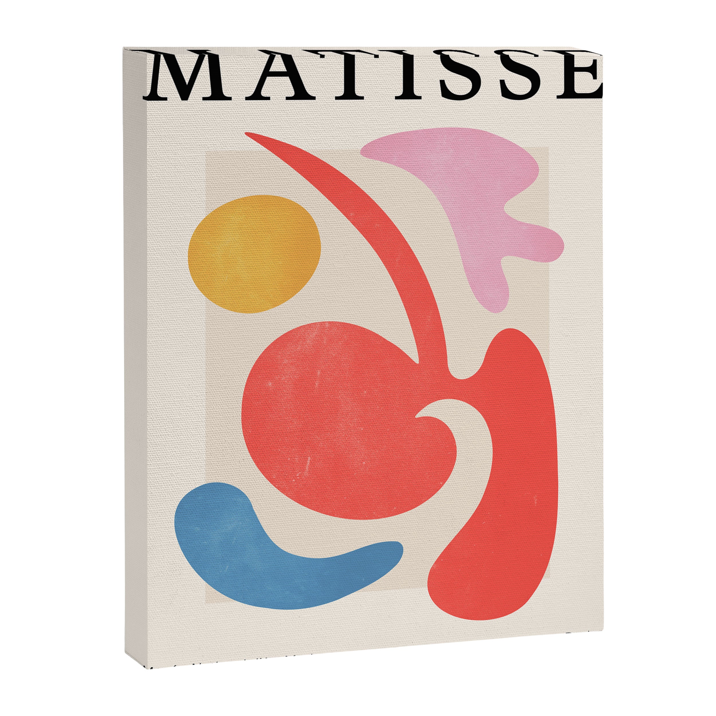 Abstract Shapes: Matisse Paper Cutouts III Canvas Print Gallery Image 6