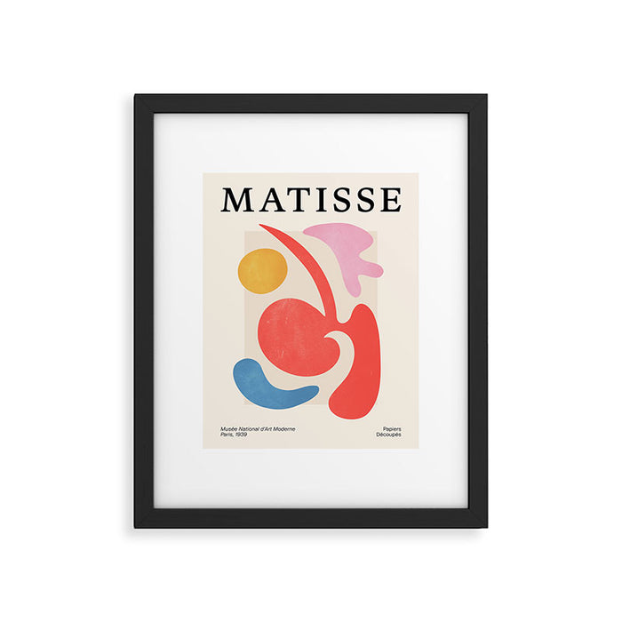 Abstract Shapes: Matisse Paper Cutouts III Framed Art Print Gallery Image 1