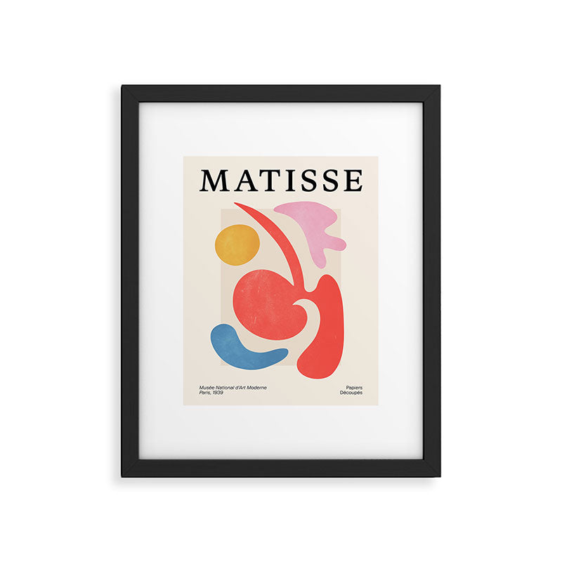 Abstract Shapes: Matisse Paper Cutouts III Framed Art Print Gallery Image 5