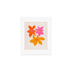 Abstract Summer Flowers Art Print Gallery Image 1