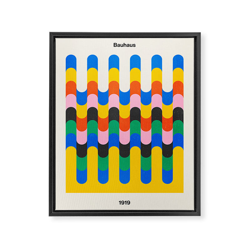 Alignment: Bauhaus 1919 Exhibition 04 Framed Canvas Print Gallery Image 6