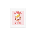 Aperol Spritz: Retro Classic Cocktail 01 Art Print Gallery Image 1