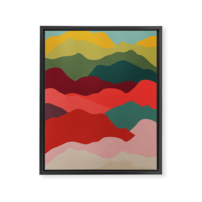 Art Clouds: Mid Century Edition Framed Canvas Print Gallery Image 1