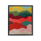 Art Clouds: Mid Century Edition Framed Canvas Print Gallery Image 6
