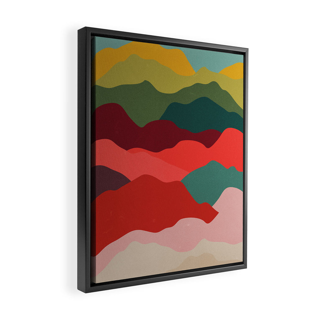 Art Clouds: Mid Century Edition Framed Canvas Print Gallery Image 2