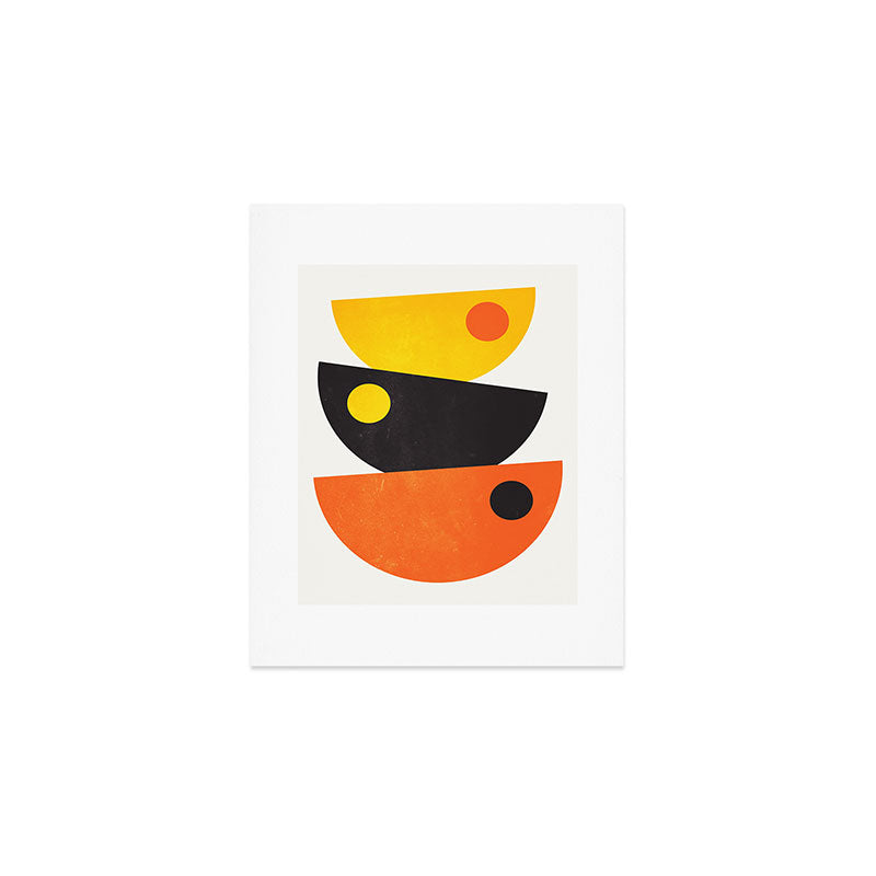 Balance 01: Bowls | Mid-Century Edition Art Print Gallery Image 1