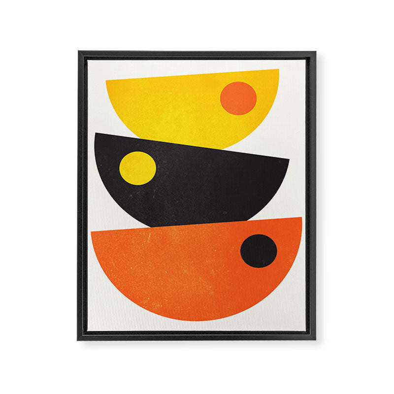 Balance 01: Bowls | Mid-Century Edition Framed Canvas Print Gallery Image 6