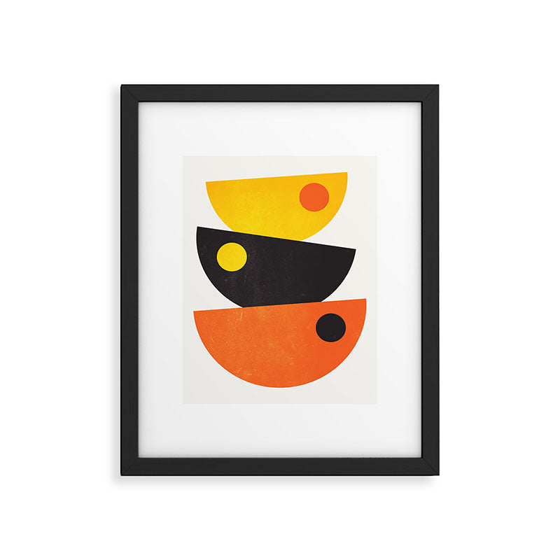 Balance 01: Bowls | Mid-Century Edition Framed Art Print Gallery Image 5
