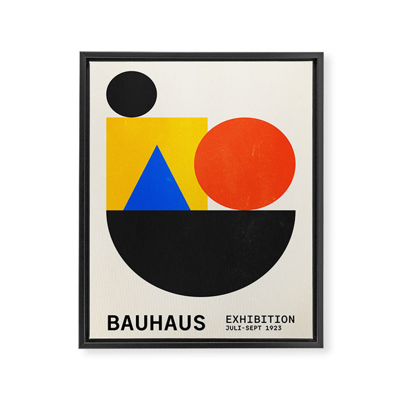 Balance 02: Bauhaus Mid-Century Edition Framed Canvas Print Gallery Image 6