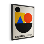 Balance 02: Bauhaus Mid-Century Edition Framed Canvas Print Gallery Image 2