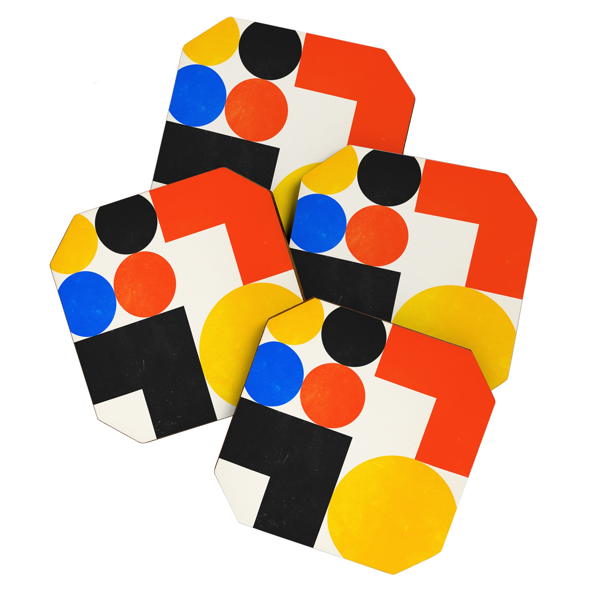 Balance 03: Bauhaus Mid-Century Edition Coaster Gallery Image 1