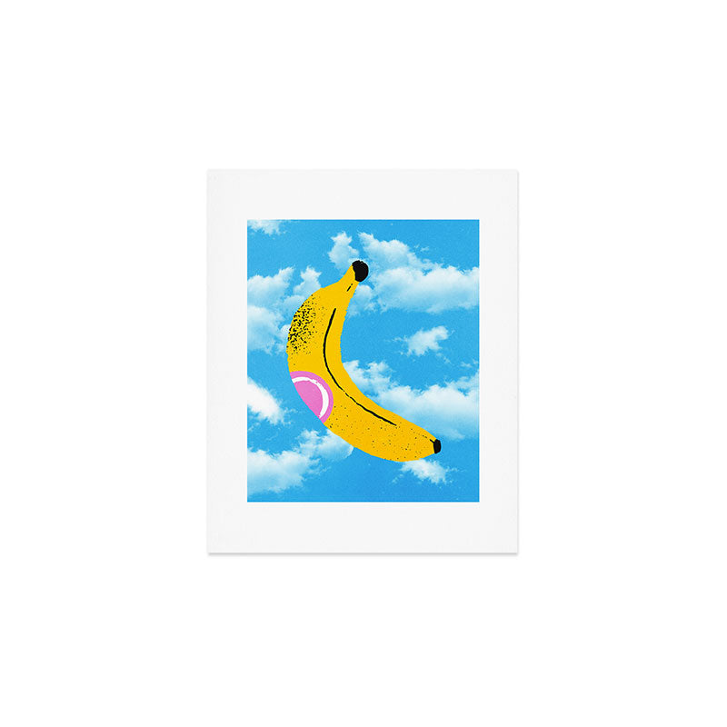 Banana Pop Art: Sky Edition Art Print Gallery Image 1