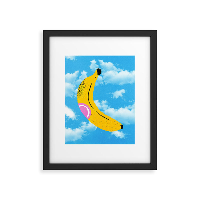 Banana Pop Art: Sky Edition Framed Art Print Gallery Image 4