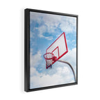 Basketball Court | Venice Beach, Los Angeles, California Framed Canvas Print Gallery Image 2