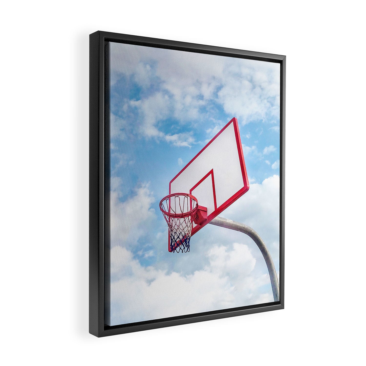 Basketball Court | Venice Beach, Los Angeles, California Framed Canvas Print Gallery Image 2