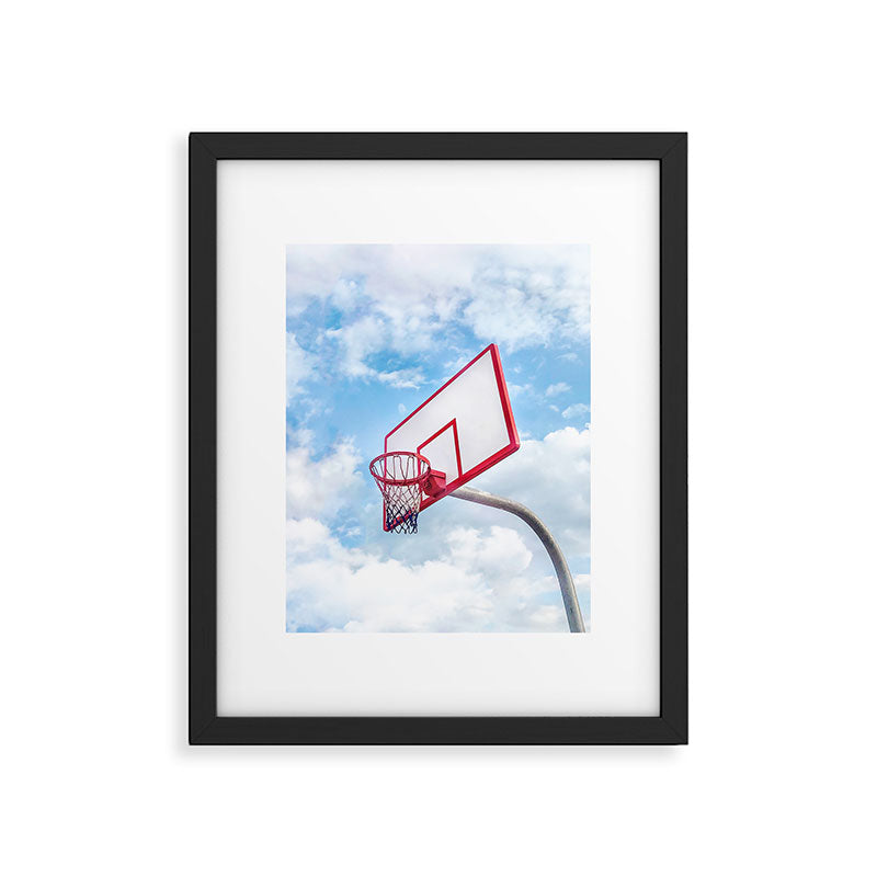 Basketball Court | Venice Beach, Los Angeles, California Framed Art Print Gallery Image 5