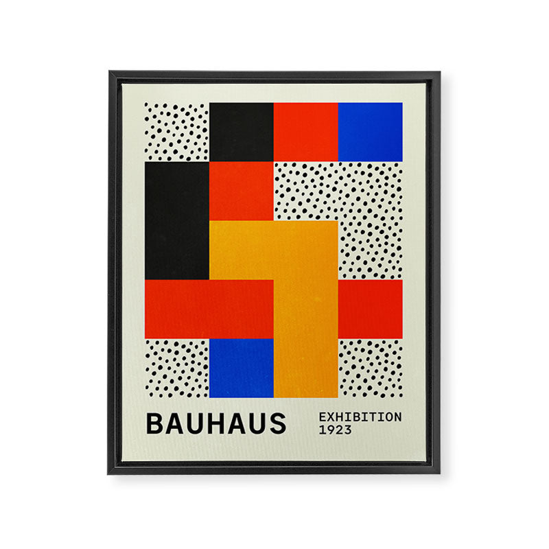 BAUHAUS 01: Exhibition 1923 | Mid Century Series  Framed Canvas Print Gallery Image 6
