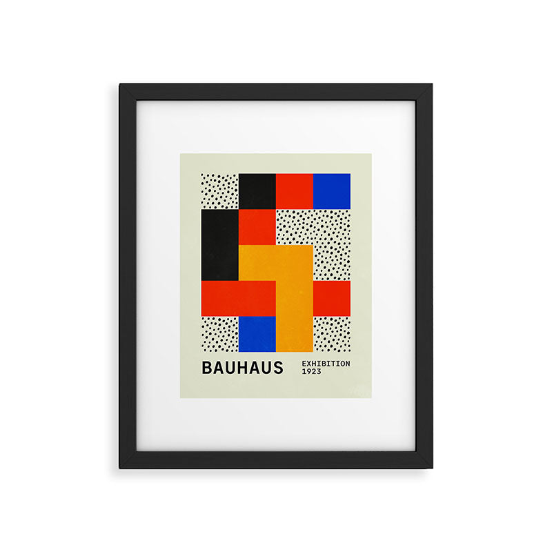 BAUHAUS 01: Exhibition 1923 | Mid Century Series  Framed Art Print Gallery Image 5