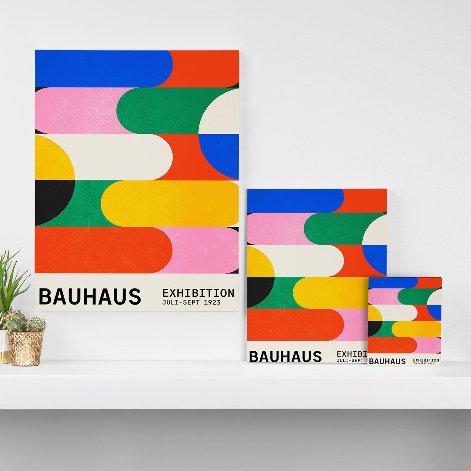 BAUHAUS 03: Exhibition 1923 | Mid Century Series  Canvas Print Gallery Image 3