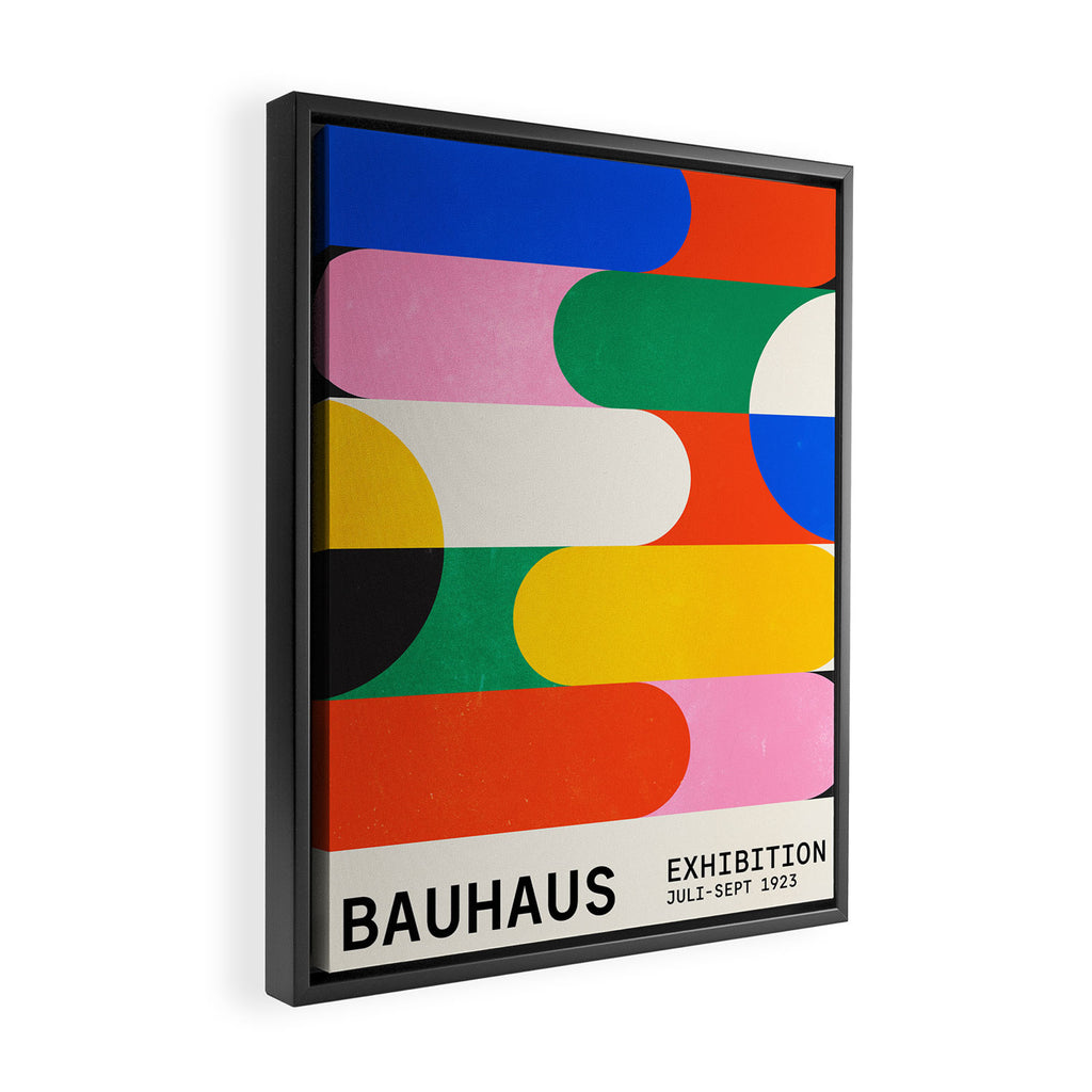 BAUHAUS 03: Exhibition 1923 | Mid Century Series  Framed Canvas Print Gallery Image 2