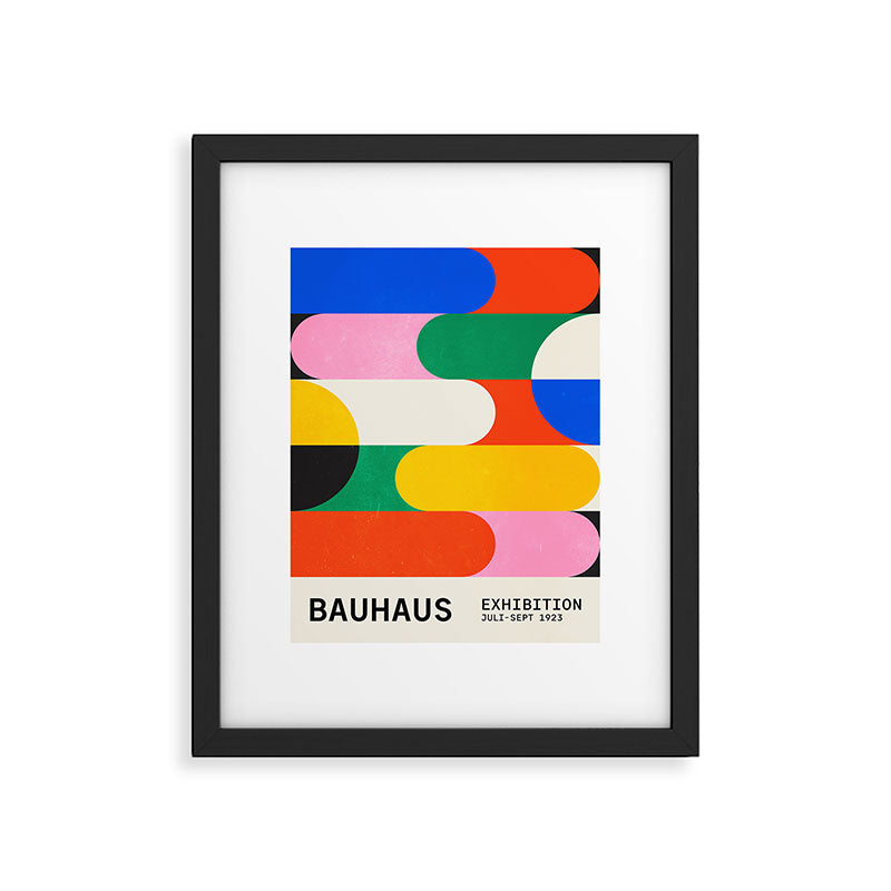 BAUHAUS 03: Exhibition 1923 | Mid Century Series  Framed Art Print Gallery Image 5
